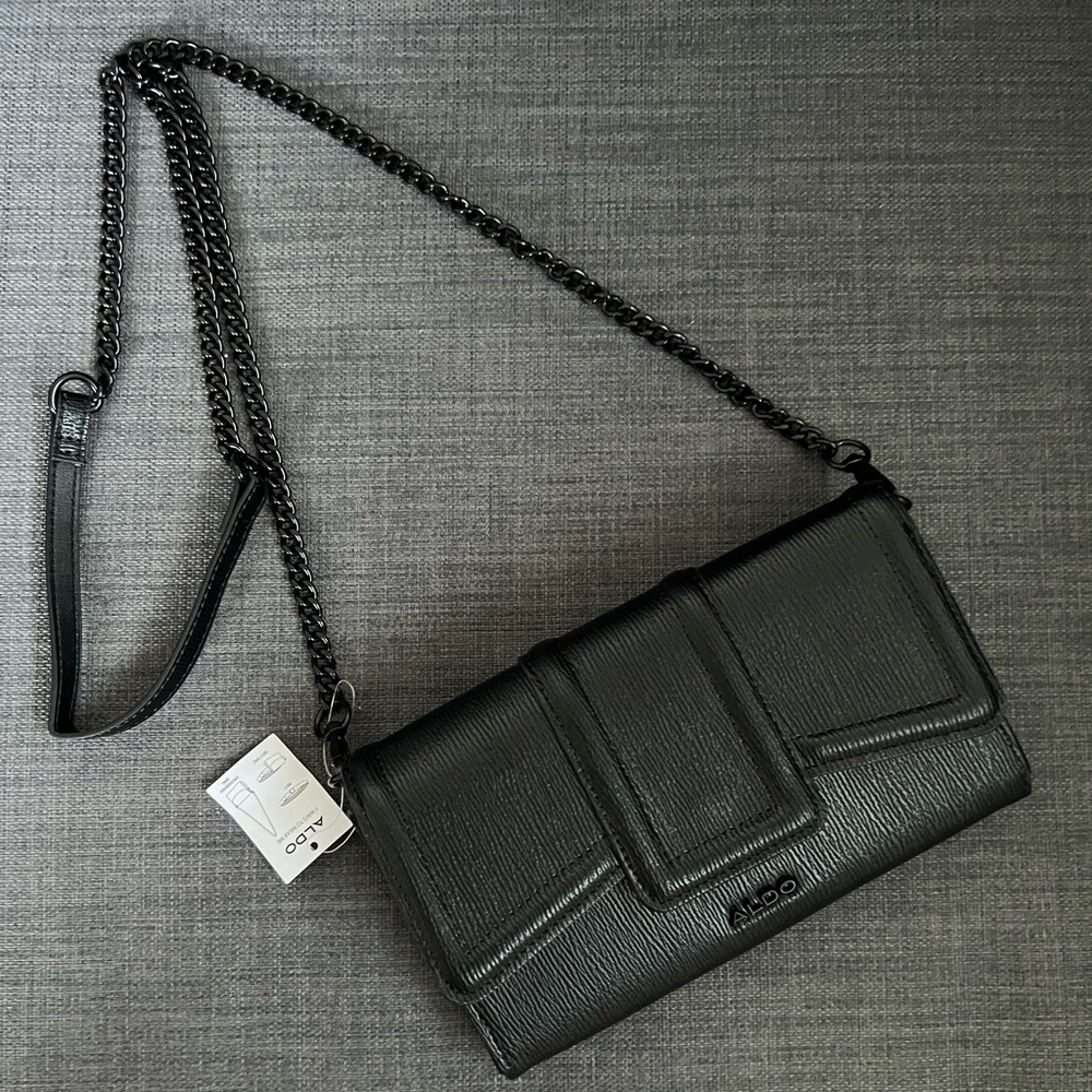 NWT ALDO FLAP CROSSBODY SHOULDER BAG POUCH FANNY BELT BAG PURSE 3 IN 1 - Picture 12 of 12